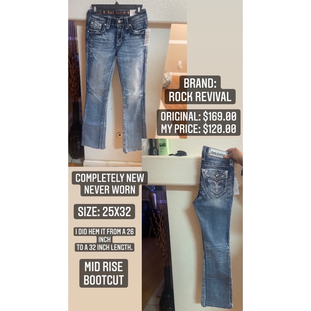 Rock revival Mid rise bootcut